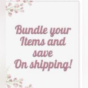 Bundle your items and save on shipping